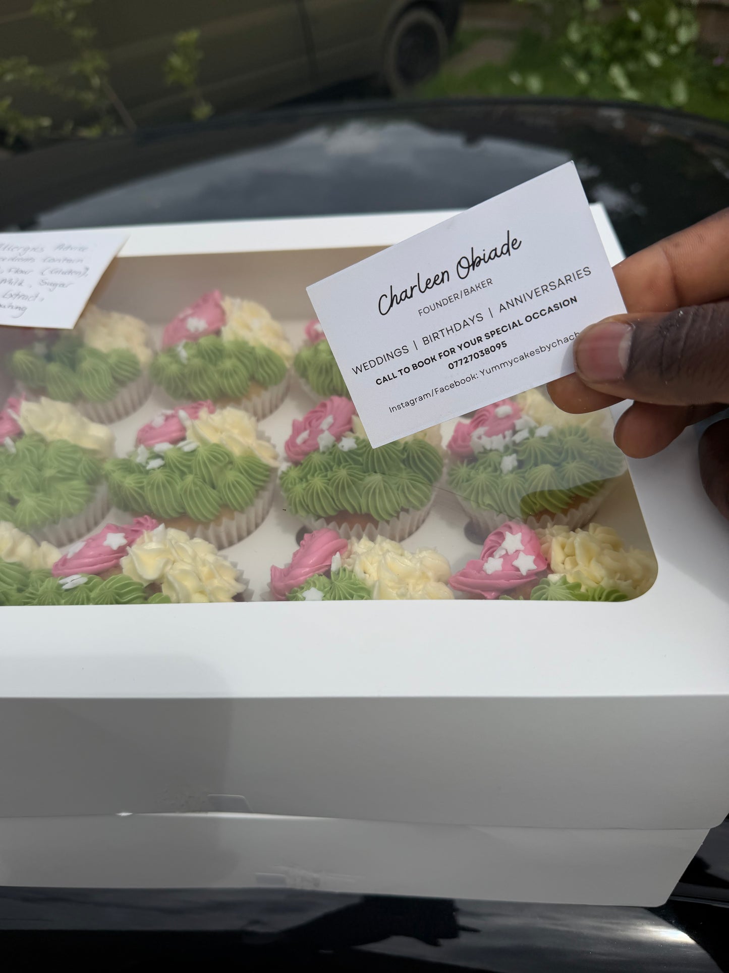 Delightful Green and Colours Cupcakes